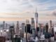 USA Jobs with Visa Sponsorship — New York City skyline and business district.